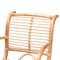 Bali & Pari Seminyak Modern Bohemian Natural Rattan Lounge Chair 235-13344-ZORO - alternate 4